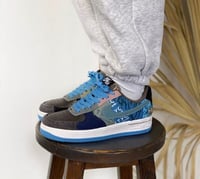 Nike Air Force 1 Blue Leather