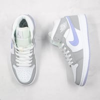 Air jordan 1 mid grey blue