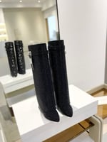 Givenchy shark lock pant boots