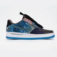 Nike Air Force 1 Blue Leather