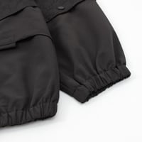 Stitched with a full print of an old flower hooded...