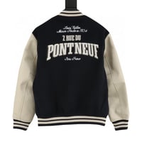 Nigo co-branded collection Leather pearl buckle le...