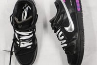 Off-White x Nike Dunk Low The 50 Black Silver