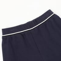 MIU MIU MM embroidered small logo white stripe jac...