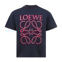 Loewe classic logo print crew neck short sleeves