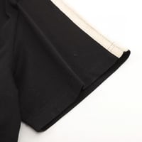 Loewe Color-blocked woven webbing crew neck T-shir...