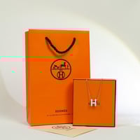 HERMES classic big H necklace