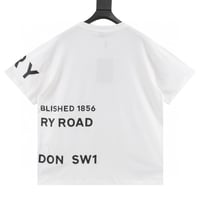 Burberry thick rubber letter logo print short slee...