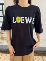 Loewe 25SS daisy logo print short sleeves