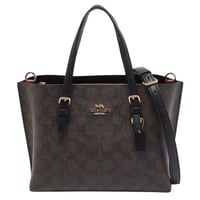 Coach Mollie Tote Bag 25 in Signature Canvas