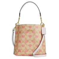 Coach Mollie Bucket Bag 22 in Signature Canvas wit...