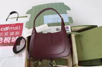 Gucci Jackie 1961 medium bag in Gucci Rosso Ancora...