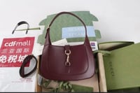 Gucci Jackie 1961 medium bag in Gucci Rosso Ancora...