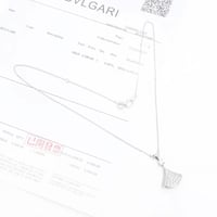 BVLGARI scalloped pendant necklace