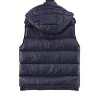 Moncler maya hooded logo down vest
