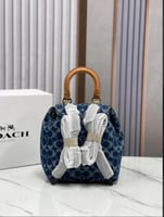 coach riya backpack 21 in signature denim