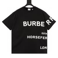 Burberry thick rubber letter logo print short slee...
