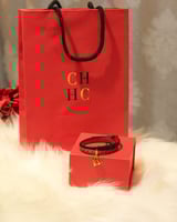 Ch leather bracelet