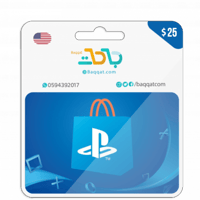 بطاقة بلايستيشن 25$ ستور امريكي