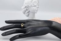 خاتم ماسيكا إيطالي عيار 18