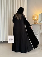 Winter collection️⛄ | عباية كاميليا مخمل مع بلاك ب...