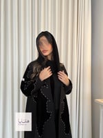 Winter collection ️️⛄ | عباية بلانكا بقماش كتان مع...