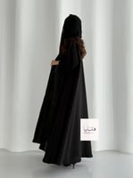 عباية رونق دبل كلوش بقماش انترنت بتطريز احترافي اس...