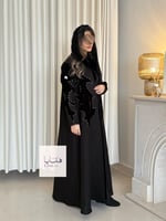 Winter collection ️️⛄ | عباية بلانكا بقماش كتان مع...