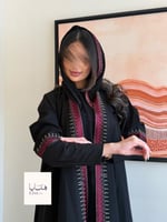 عباية سمو دبل كلوش بقماش كريب كم استريتش