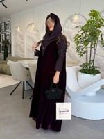 Winter collection ️️⛄ | عباية خيال بقماش مخمل كوري...