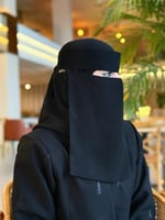 نقاب كوري مغاطين طويل مقوى