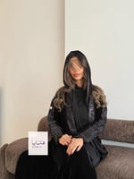 Winter collection ️️⛄ | عباية هاله بقماش مخمل مع ر...