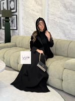 Winter collection ️️⛄ | عباية ميلين كريب كتان مع م...