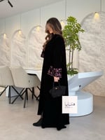 Winter collection ️️⛄ | عباية فلوري مخمل كوري تطري...