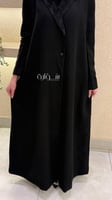 عباية بليزر جاكار و اكمام زرار راقية