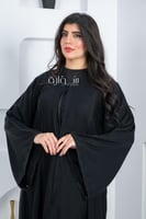 عباية استريت بكم مربع وتفاصيل كريستال