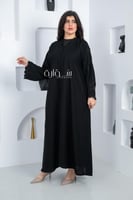 عباية ملكي بتطريز حلزوني