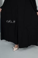 عباية نص كلوش بدقة خيط مربعات