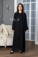 عباية استريت انترنت تطريز كم وتحت حلزوني