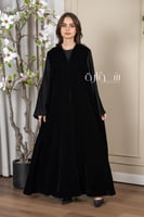 عباية شتوي قطيفة كم كسرات