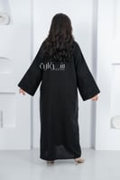 عباية كتان بلمسة القيطان