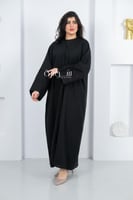 عباية كتان بلمسة القيطان