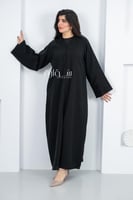 عباية كتان بلمسة القيطان