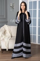 عباية نص كلوش سيراميك تدخيله تفته كم وتحت