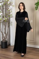 عباية شتوي قطيفة كم كسرات