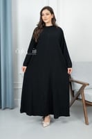 عباية دقة خيط على جوانب