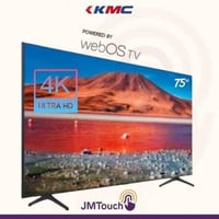 شاشة كي ام سي 75 بوصة 4K UHD WebOS LED الذكية