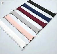 سوار سيليكون ناعم بحلقة واحدة لساعة أبل