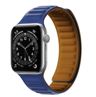 سوار جلد مغناطيسي لساعة ابل