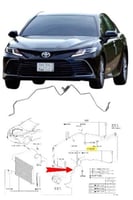 ماصورة مكيف حار كامري 2018 / 2024 وكالة